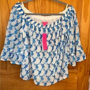 Lilly Pulitzer Large Alva Top NWT